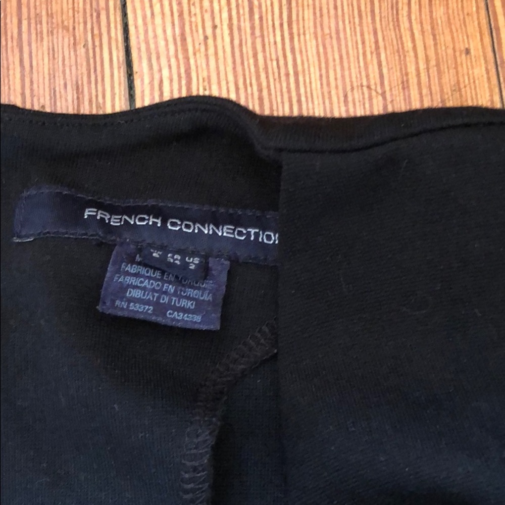 French connection FCUK Shiraz dress pointe shoulder sexy zip up - Picture 5 of 6